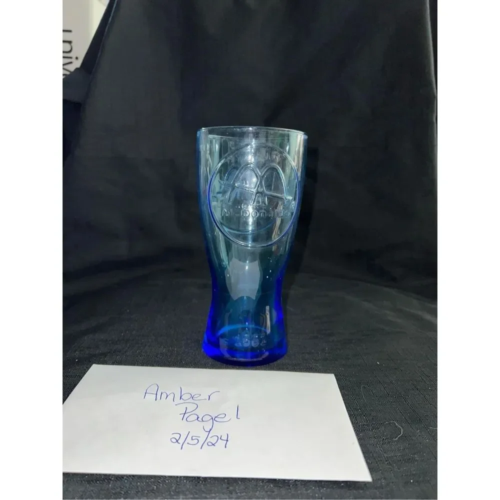 McDonalds 5 Retro Tumblers Drinking Glasses Depicting‎ 1948,1955, And 1961
